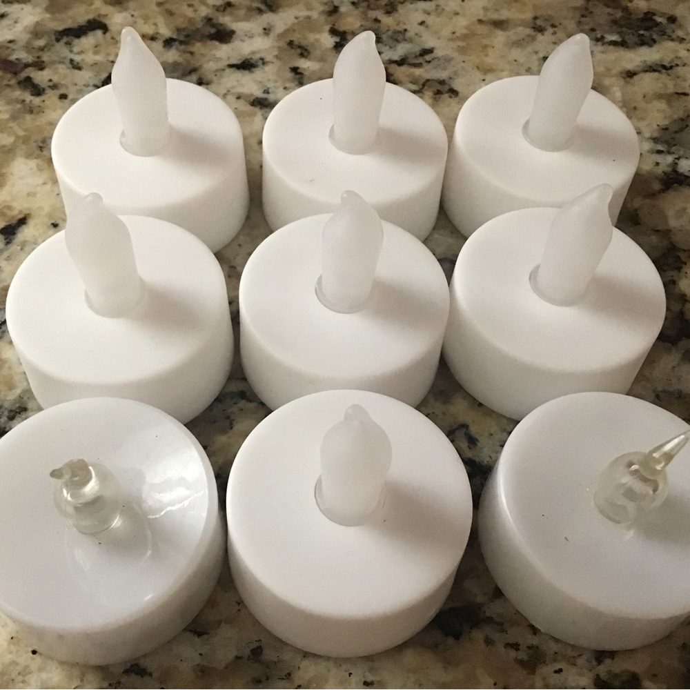 9 battery operated party tea lights
